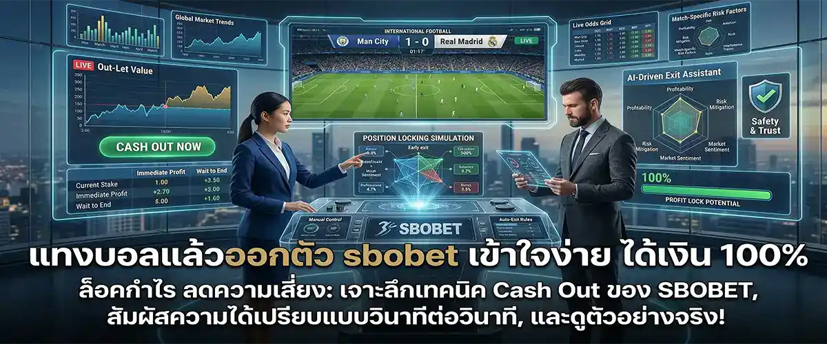 แทงบอลแล้วออกตัว sbobet เข้าใจง่าย ได้เงิน 100%