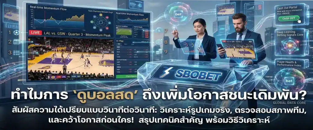 ทำไมการ "ดูบอลสด" ถึงเพิ่มโอกาสชนะเดิมพัน?