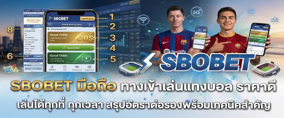 ข้อควรระวังด้านความปลอดภัยเมื่อเล่น sbobetมือถือ